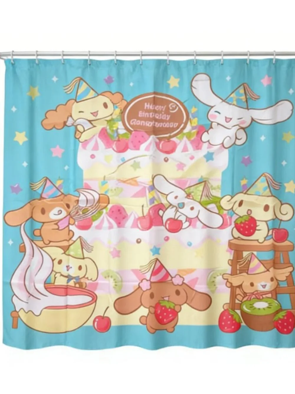 Strawberry Forest Character Shower Curtain 59